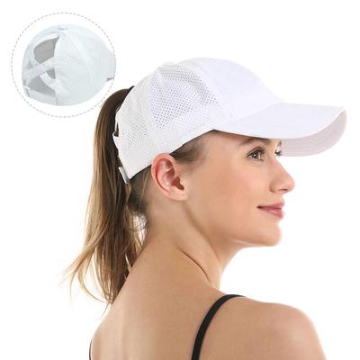 Baseball cap outdoor sports pony tail baseball cap breathabl