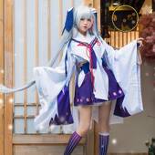 Hatsune witch coswear Snow vocaloidmiku snow kimono cosplay
