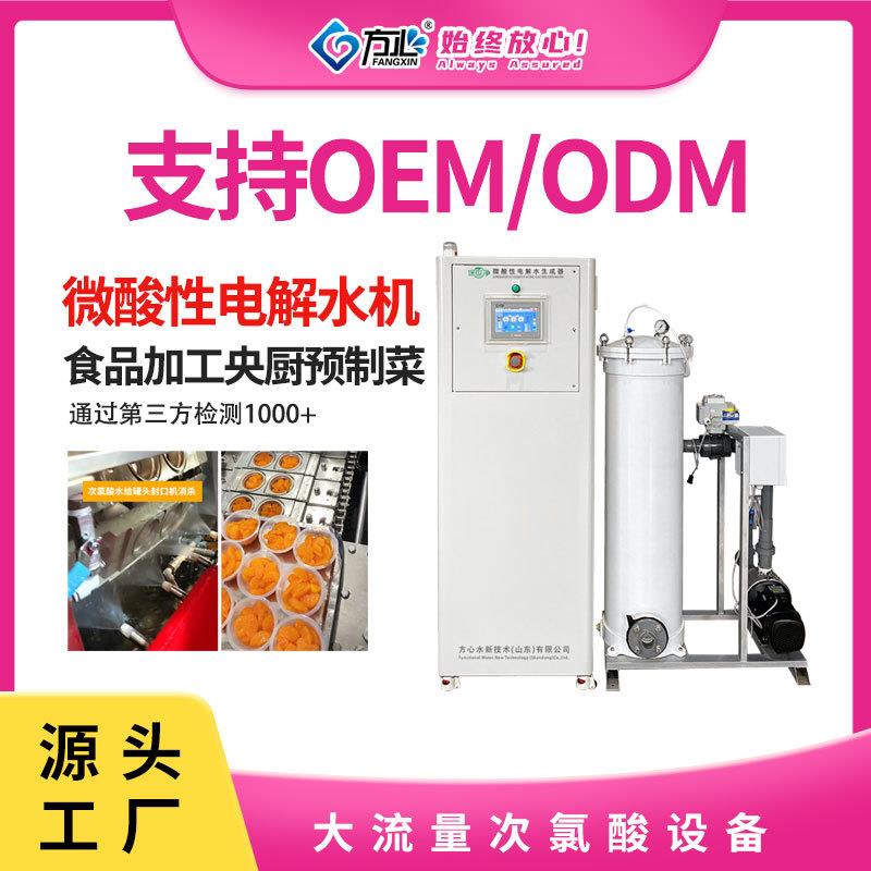 微酸性次氯酸水设备食品加工央厨预制菜用次氯酸发生器源头工厂