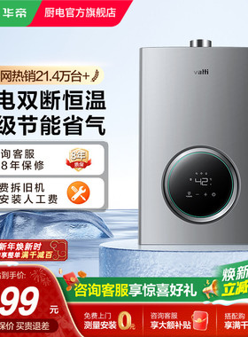 华帝燃气热水器天然气煤气液化气EC3强排16升家用恒温官方i12103