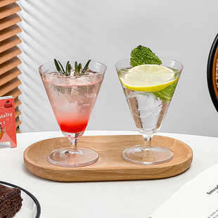 日式 茶冷饮杯子 木村干马天尼杯小容量酒杯鸡尾酒杯矮脚玻璃杯薄款