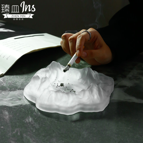 烟灰缸臻皿客厅轻奢烟灰缸