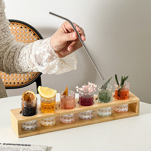 浮雕加厚宝石纹子弹杯精致子弹杯