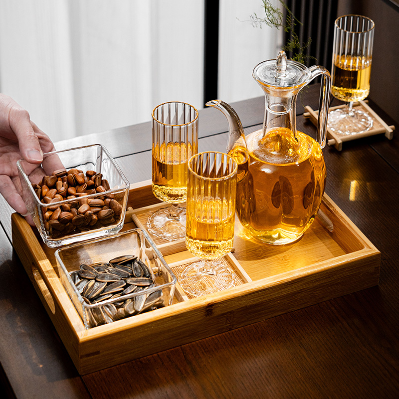 臻皿高硼硅玻璃耐热玻璃木