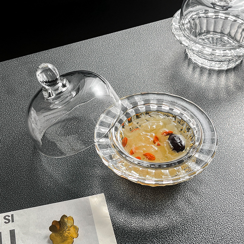 zm玻璃北欧中式燕窝碗银耳盅玻璃