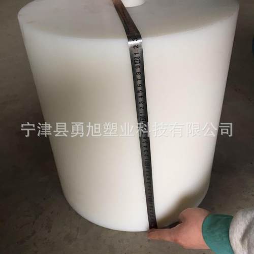 .供应大直径400upe棒 超高分子量聚乙烯棒材 白色全新料UPE棒材