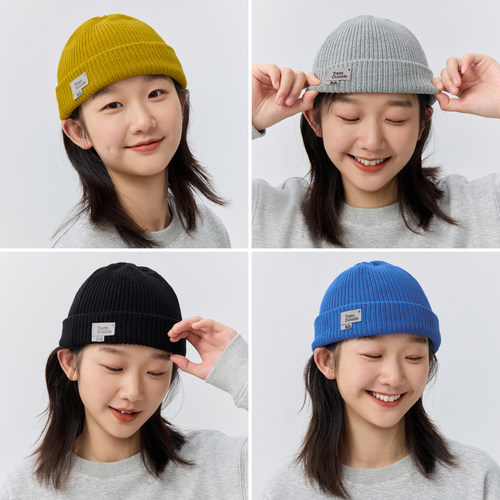 TreesOutside抗起球毛线瓜皮帽