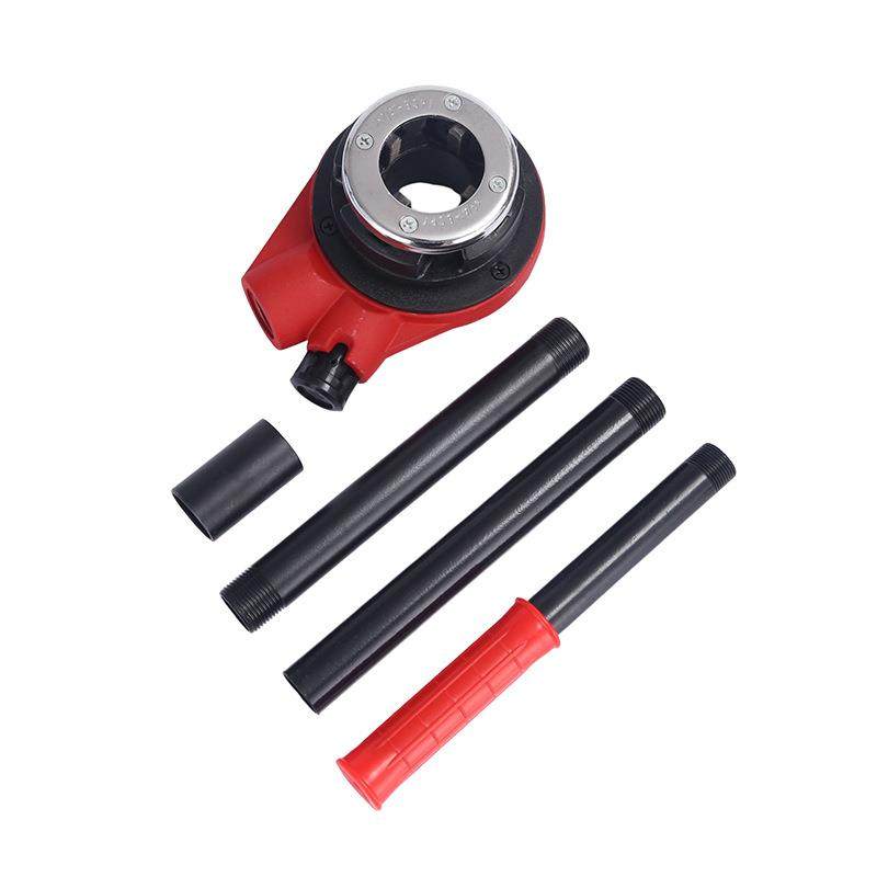 手动丝机3分管-2寸管子0414-2铰板手持镀锌攻牙机塑料轻型套套丝