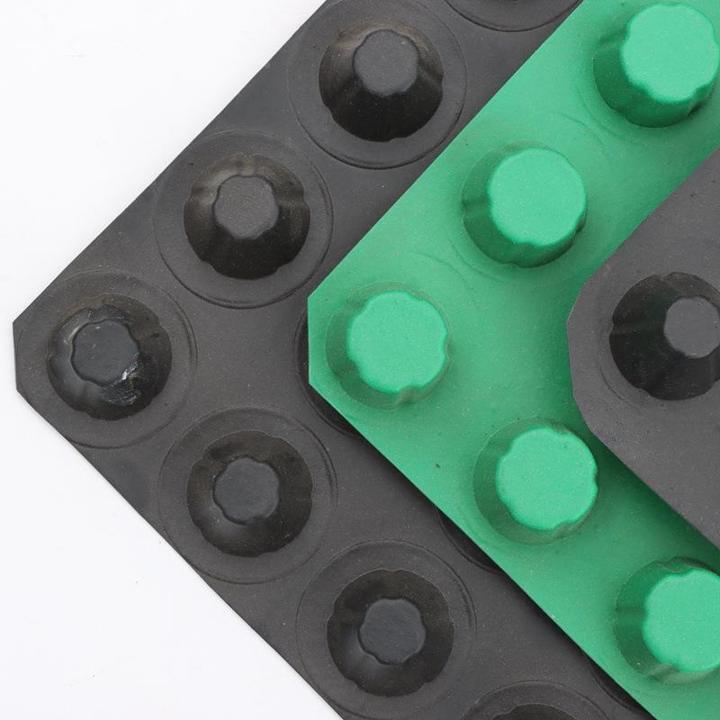 HDPE塑YNQ料排水板滤小水板区2花园渗排水疏水板凹凸型.0cm防隔水