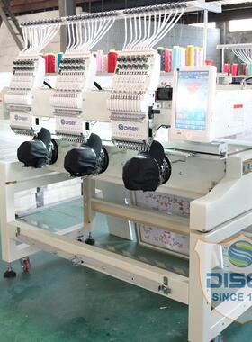 新三头全自o动电脑绣花机 成衣绣帽绣刺绣机 Ebmri899der款y Mach