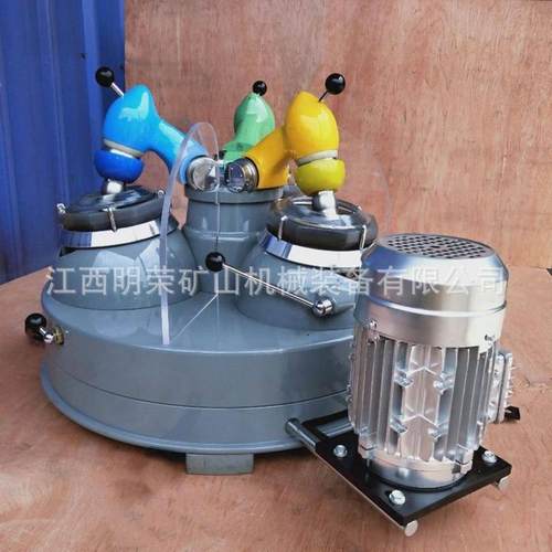 明荣三头研机磨0机 矿机械选矿研磨机 XPM山12*SGE3玛瑙三头研磨