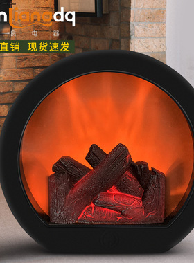 仿真壁炉灯装饰小夜灯