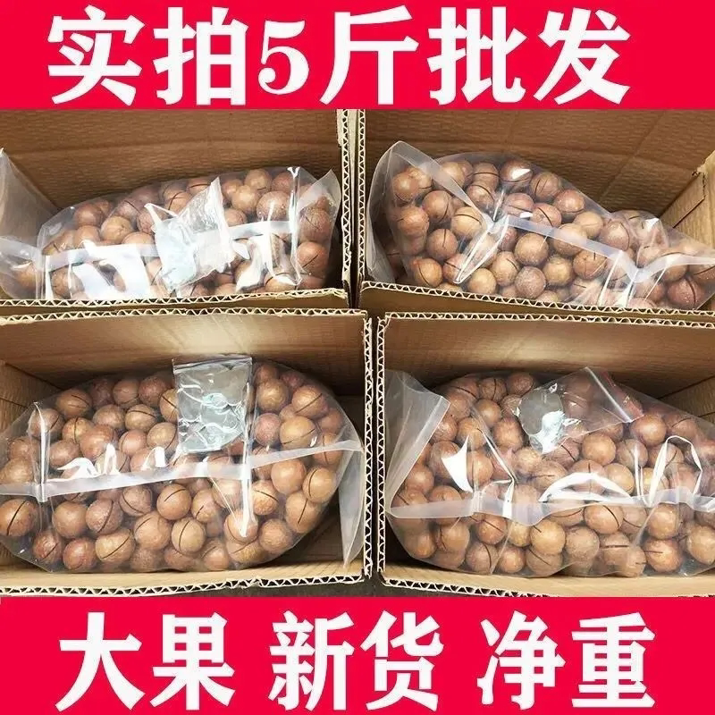 5斤促销【夏威夷果奶油味夏威夷果坚果孕妇休闲健康纸皮核桃零食