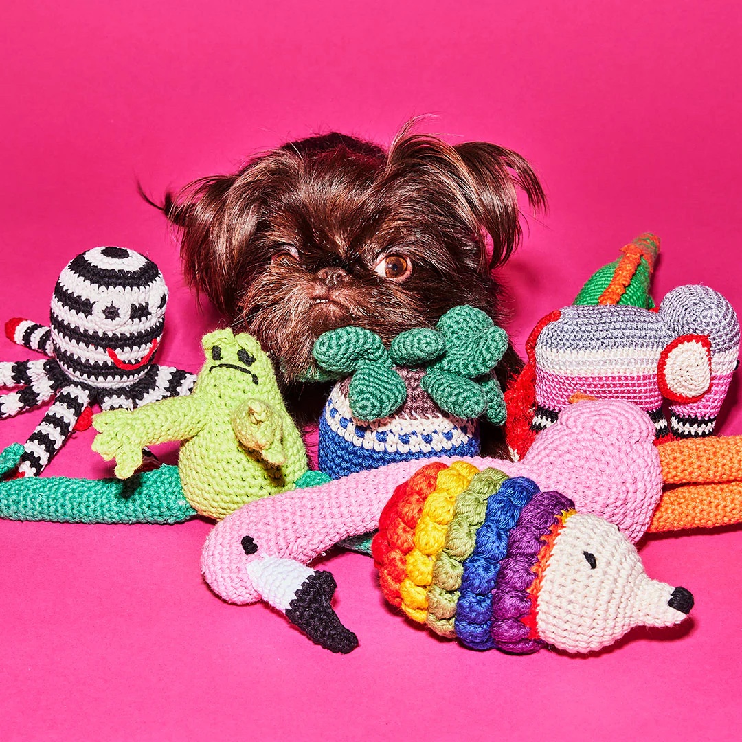 WareoftheDog编织发声狗玩具