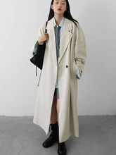 HAVERICE饭馆质感系列-天丝棉风衣!小众设计感廓形造型感风衣外套