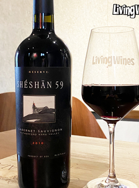 美国纳帕谷原瓶进口红酒SHESHAN59特酿赤霞珠干红葡萄酒2010