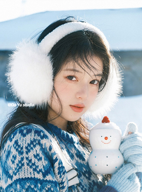 DaYu 软糯保暖长毛耳套女冬保暖厚款百搭耳暖防风耳罩毛绒护耳男