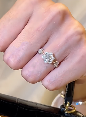 爆闪满钻五花戒指女款