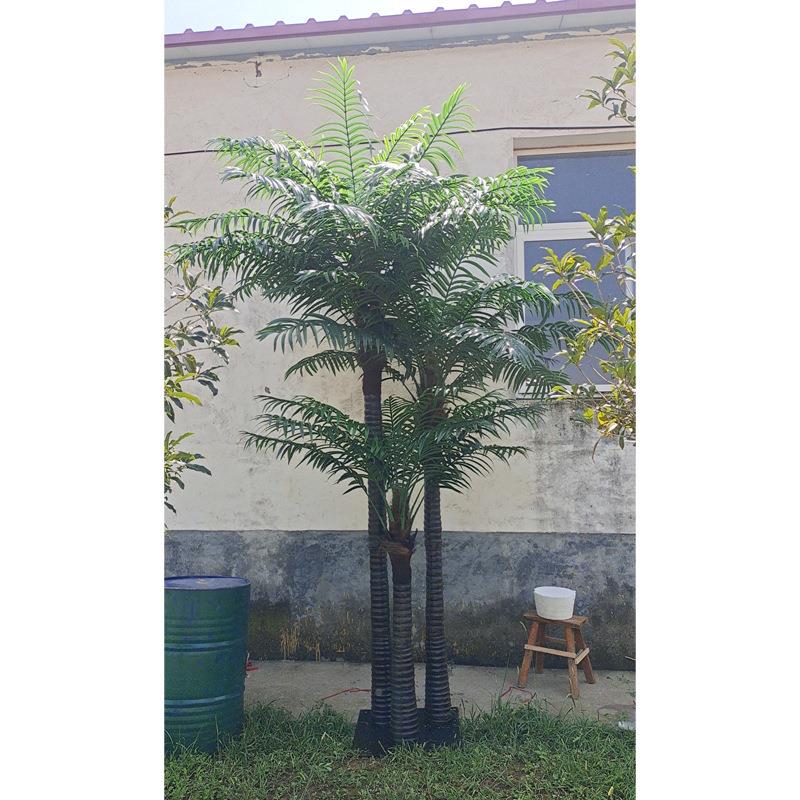 仿真椰子叶椰子树带植物树果大树绿大型仿088植室内外工真程博热