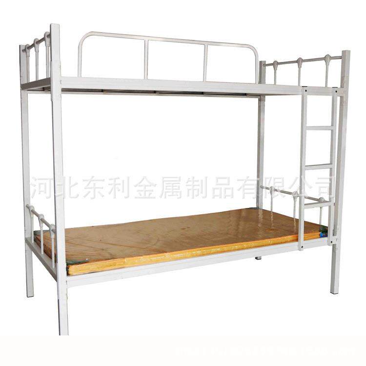 双层铁床高低工DL-0324地上下床铺员工舍.床出租房双人18宿米上下