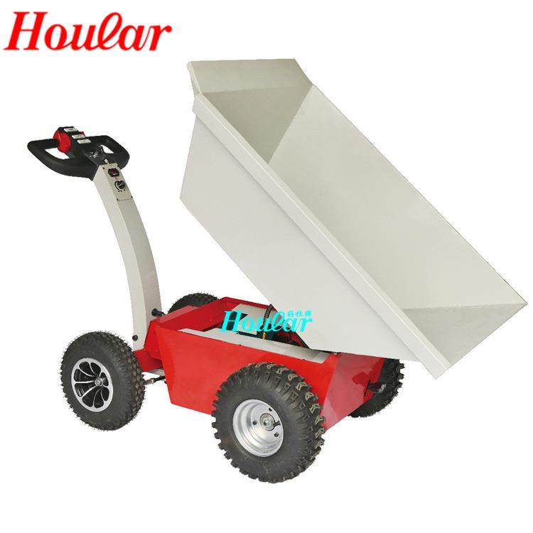 直销HG-205电动园林翻斗车山地型电动小型泥头车400kg电动倒料车