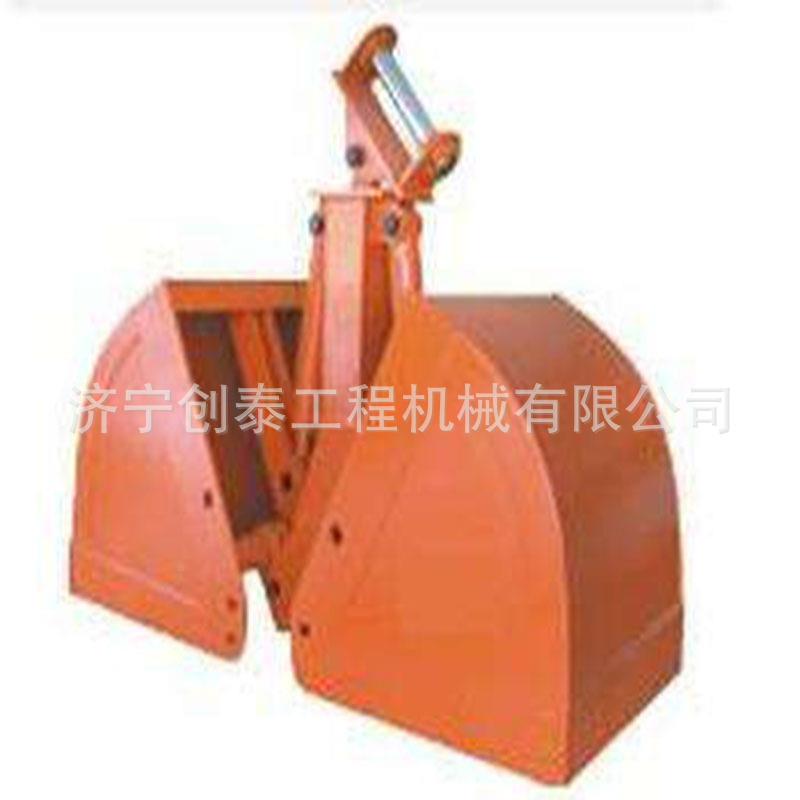 BD1K7型挖机 勾机双开贝斗壳斗 1.8立抓煤 抓沙斗方 BZL蛤壳斗工