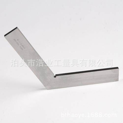 120度平口等边角尺不锈钢材质 碳钢120度角尺 淬火100x100 20x5