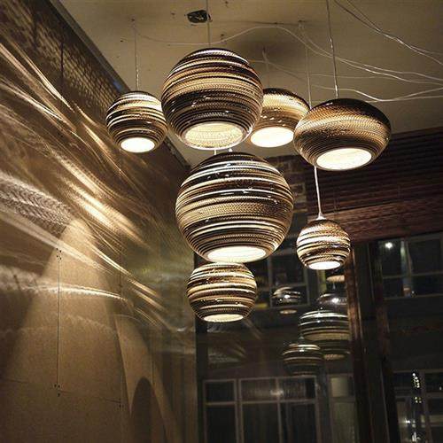 北欧现代餐厅吧台咖啡厅个性复古工业瓦楞纸美式乡村蚕蛹吊灯,家装灯饰光源,客厅吊灯,淘宝优惠券,粉丝福利购,淘宝优惠卷