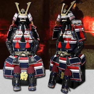哇偶定制日本武士盔甲纯手工头盔甲胄防护衣饰日式酒屋餐厅摆件