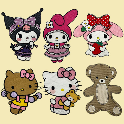 卡通刺绣DIY手缝可爱衣服补丁贴