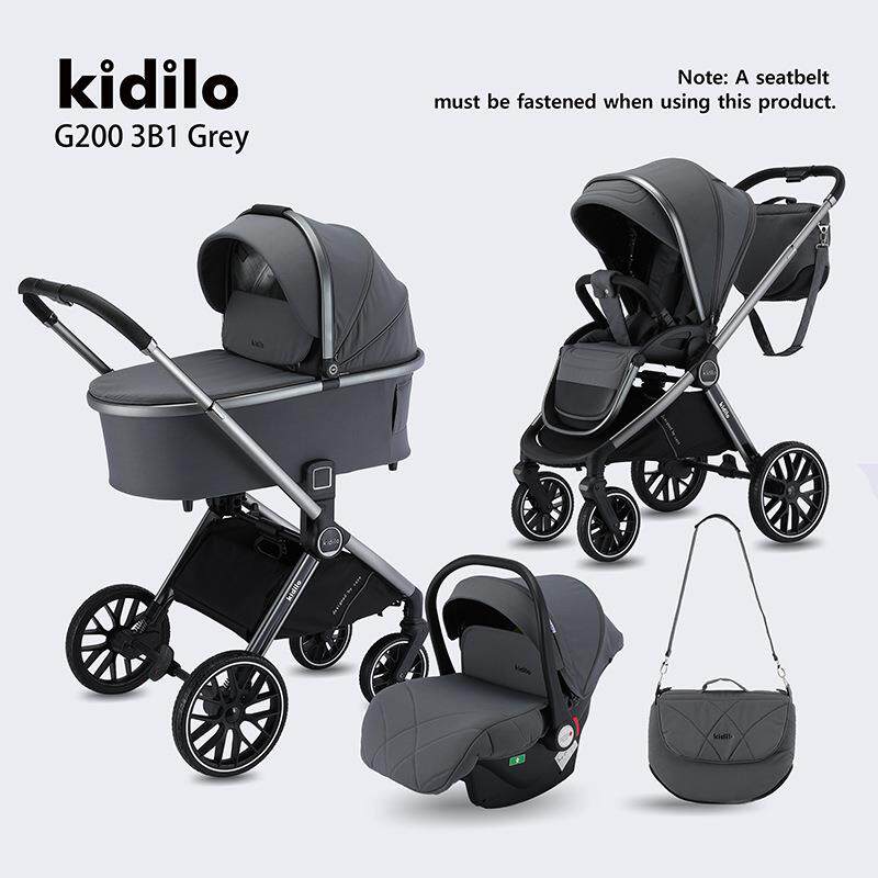 kidilo婴儿推车双向轻便高景观可坐躺一键折叠新生儿手推宝宝车