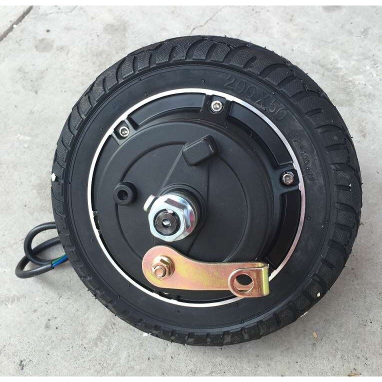 8寸轮毂电机滑板车电机代步车电机组装车电机配件24V36v48V350W