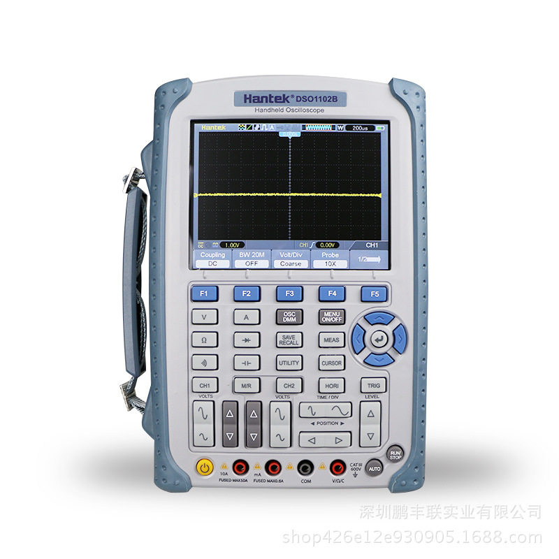 青岛汉泰DSO1102B手持示波表数字存储示波器100M带宽1G采