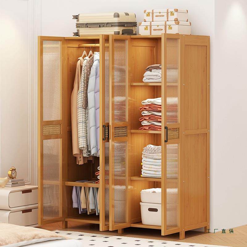 简易衣柜家用卧室出租房用组装2025新款爆款小户型防尘儿童布衣橱