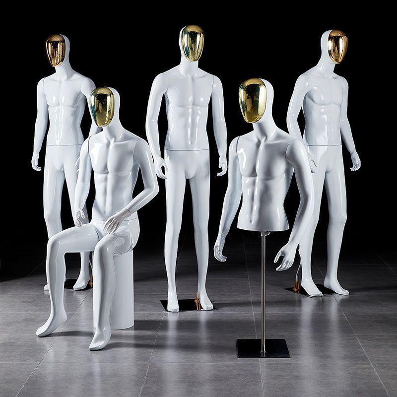 模特男道具人体全身假人塑料人台男装店服装橱窗拍摄衣服展示架子