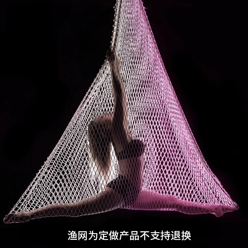 高空空中瑜伽吊床瑜珈舞蹈杂技渔网吊环秋千网家用瑜伽馆用