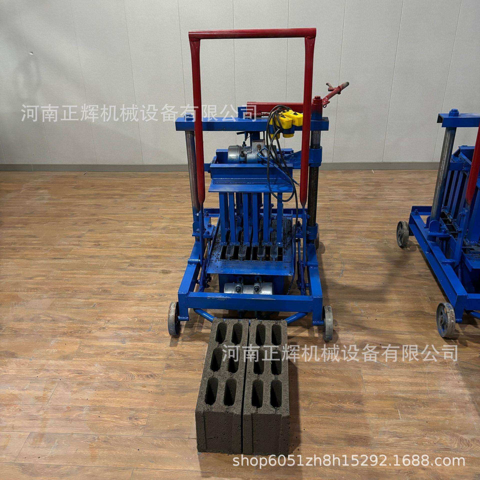 小型柴油机动力水泥免烧制砖机可移动式便携环保砖瓦多孔砖多功能