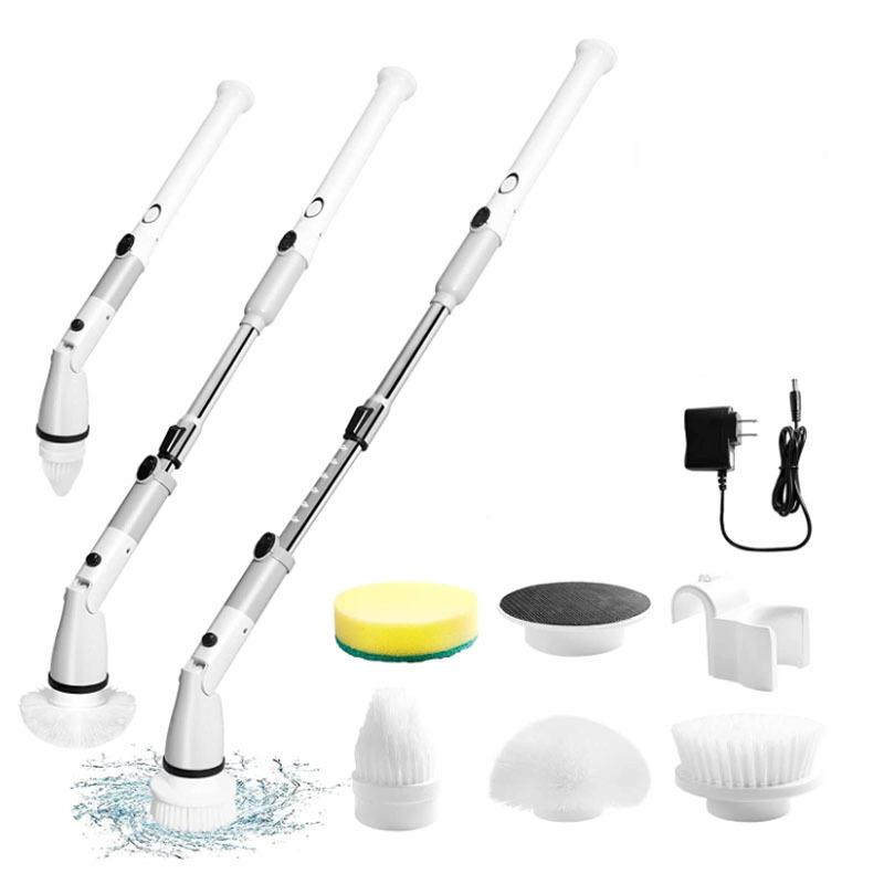 热卖自动清洁臂无线电动多功能清洁刷浴室旋转洗地家用浴缸