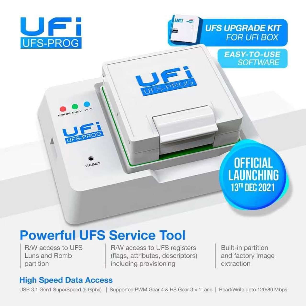 UFI UFS-PROG UFS upgrade kit For UFI-box 支持ufs254 ufs153