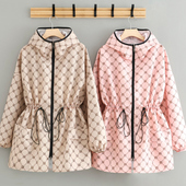 长袖 ins风外穿围裙家用厨房做饭防水罩衣夏季 薄款 工作服大褂显瘦