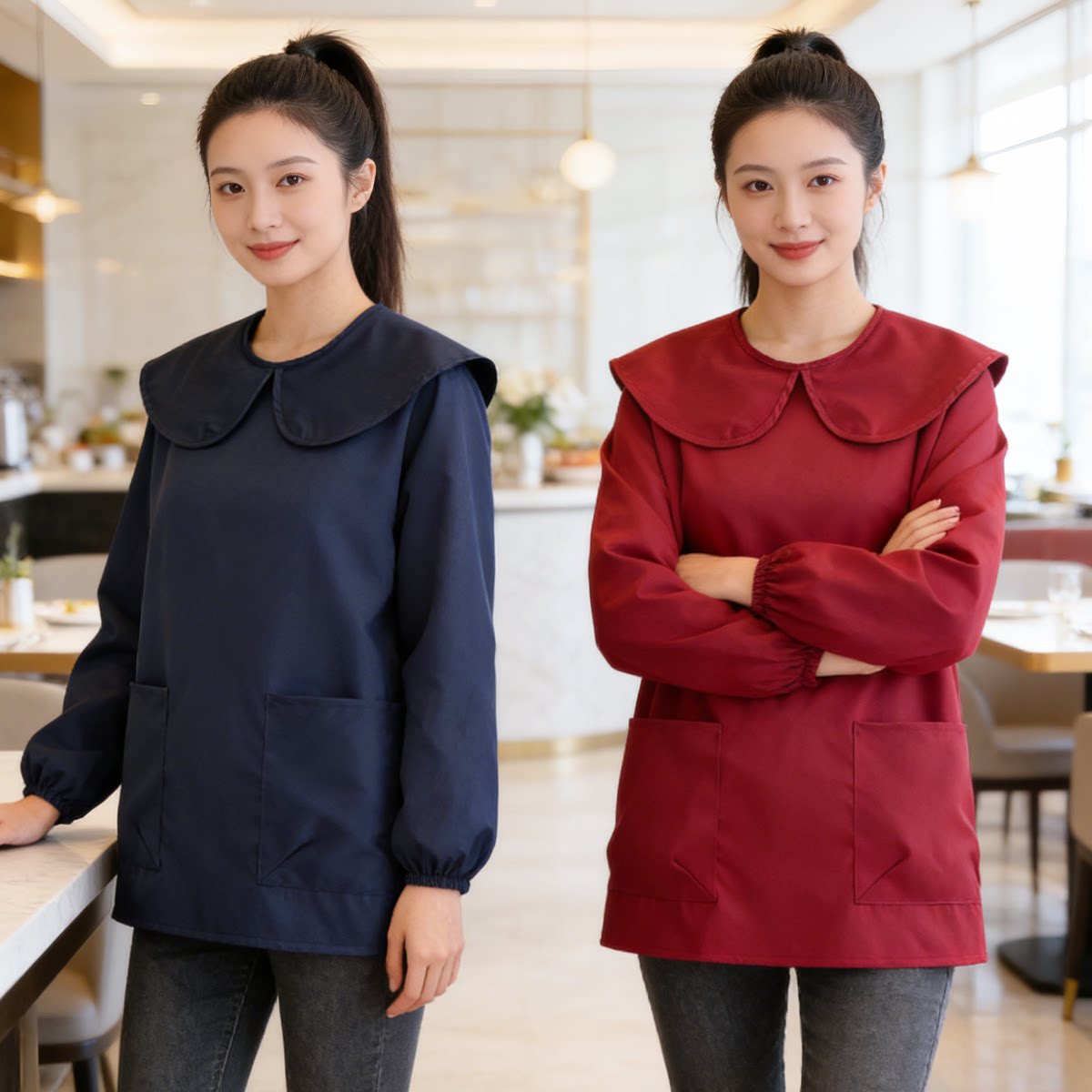 简约防水防污耐脏家用工作服图片