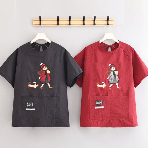 洋气爆款防泼水舒适透气罩衣成人