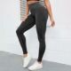 High Pants Waisted Leggings Workout Yoga 竖条螺纹高弹运动裤