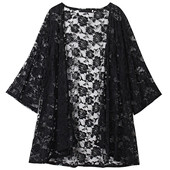 纯色蕾丝开衫 medium solid Women cardigan中长款 length lace