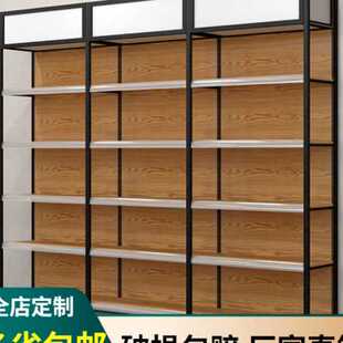 超市货架多功能置物架端头双面灯箱地柜母婴便利文具店商品展示架