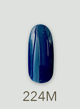 日本MD甲油胶224防风牛仔实色蓝色元气丹宁系列美甲店专用