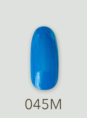 日本MD甲油胶045大海实色海蓝色明朗夏日系列美甲店专用