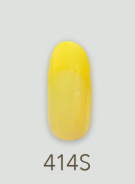 日本MD甲油胶414半透明黄色皮肤泰克系列色号美甲店专用