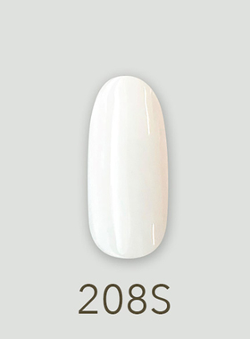 日本MD甲油胶208茉莉花白半透明白色渐变色系列美甲店专用