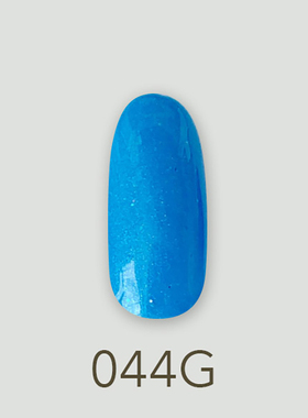 日本MD甲油胶044法式蓝闪粉海蓝色冰雪女王系列美甲店专用
